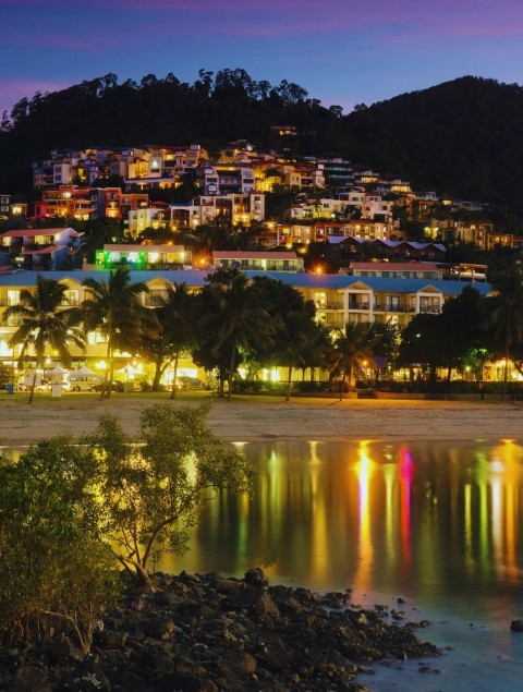Airlie Beach, Queensland Australia at night