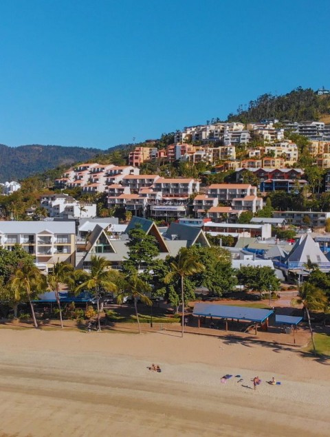 Airlie Beach, Queensland Australia front beach