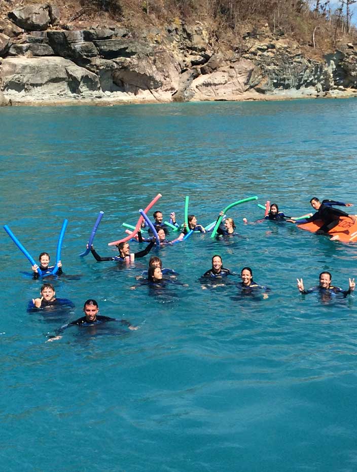 snorkelling